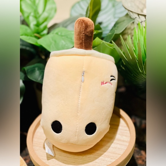 Boba Milk Tea Soft Plush/ Stuffy Light beige/ Tan Color - Picture 4 of 9